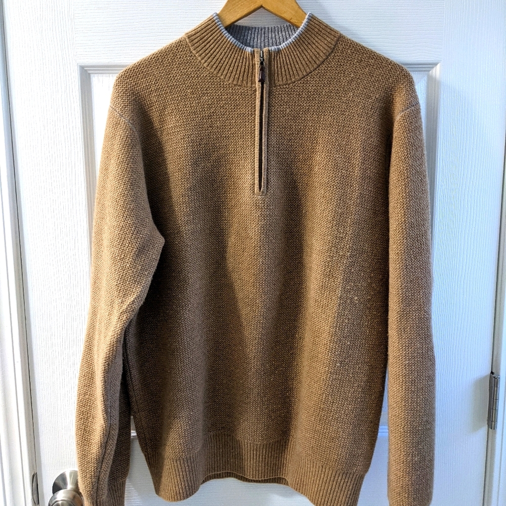 Peter Millar Medium Cashmere Quarter Zip Sweater